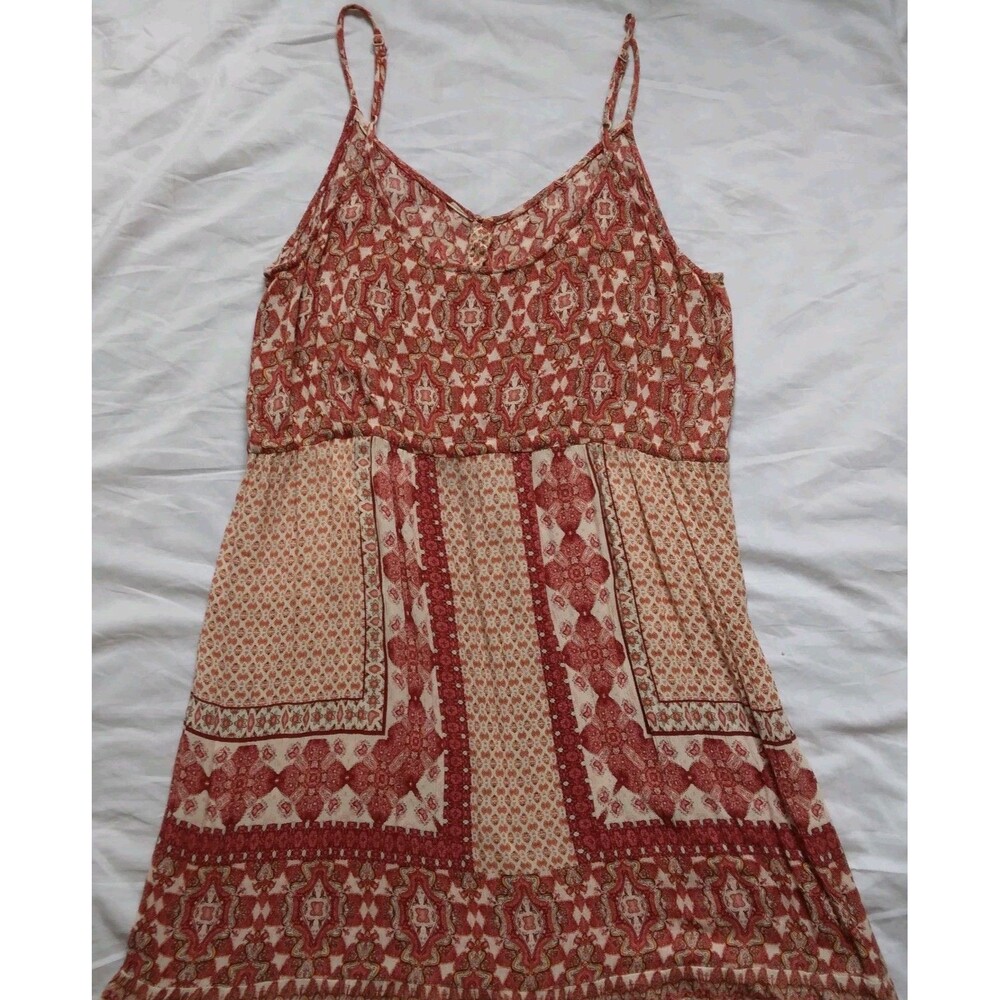 Patrons of Peace Sleeveless Maxi Dress Sundress Boho Chic Festival Womens Small - Picture 9 of 13